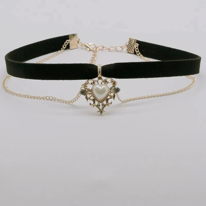 Royal Singh Store - Double Layers Gold Color | Chain Velvet Choker |Trendy Butterfly Short Necklace | More options |